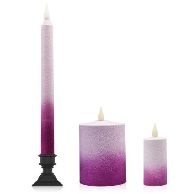 China Home Decoration Best Seller Flame Battery Operated Warm White Shade End Plastic Water Resistant Flameless Led Candles for sale