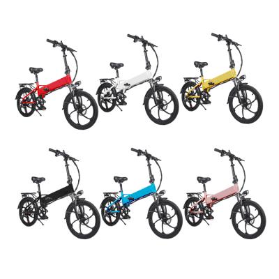 China Chinese Factory Price Aluminum Alloy 48V 10.4AH 350W Customized Adult Folding Electric Bike Hot Sale Wholesale Bicycle Fat Tire For Sale for sale