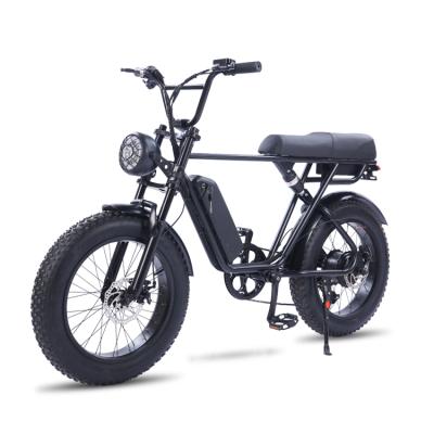 China Wholesale Hotsale 48v 500w 10ah 20inch carbon steel adult e-bike fat tire mountain snow electric bike chinese electric bicycle for sale