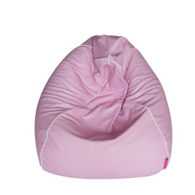 China Soft Teardrop Drop Shaped Sky Color Polyester Bean Bag Chair, VISI Filling Soft Stool Leisure Sofa Chair Flocking Sofa Bed for sale