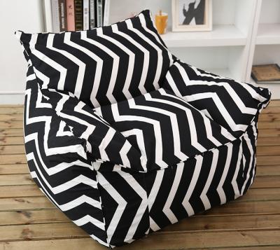 China Removable Beach Cover Polyester Bean Bag Chair Outdoor Waterproof Living Room In Good Clean Easy Removable Armchair Cover for sale