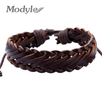 China Pulseira Masculina Jewelry Leather Charm 2021 Vintage Pulseiras Bracelets & Bangles Punk Men's Bracelets for sale