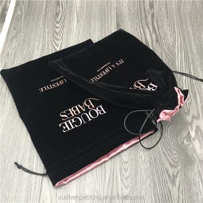 China Other Customized Factory Recyclables Accept Velvet Bags Wicker Gym Bottom Bag Mesh Label for sale