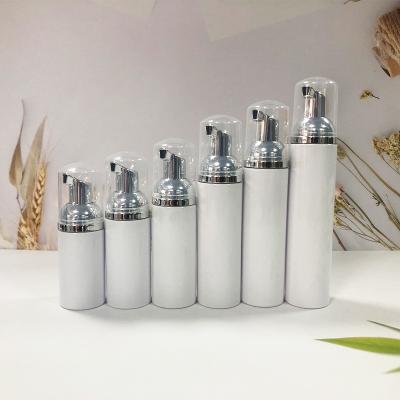 China 50ml 60ml 100ml Cosmetic Plastic Spray Foam Pump Bottle For Soap Shaving Foam Pet Bottle Foam Pump Bottle for sale