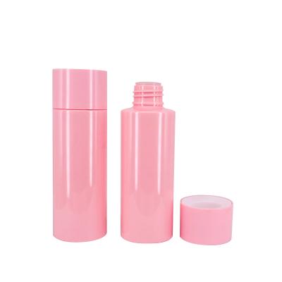 China 40ml PET Cosmetic Colorful Bottle With Cap Plastic Toner Vial Bottle for sale