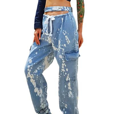 China 2022 Billions New Fashion Waist Women's Harlan Denim Jeans Street Style Breathable Autumn Winter Harlan Denim Pants Vintage Tight Arrivals for sale