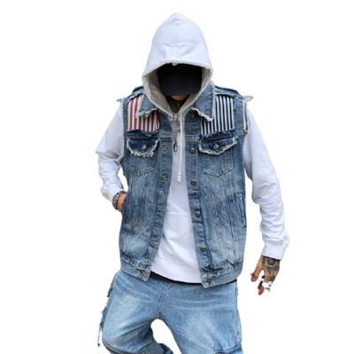 China Jean Jacket Factory Direct Supply Autumn Wear Jean Coats Blue Gray Individual Men's Anti-wrinkle denim jacket for sale