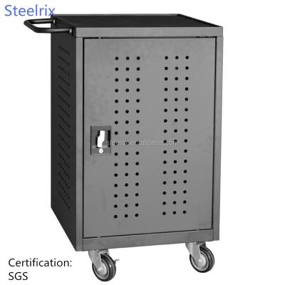 China Ipad/Tablet/laptop 30 devices charging cart charging cabinet made in China SGS approved for sale