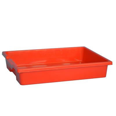 China Mobile metal cart plastic bin for sale