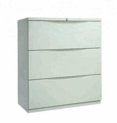 China hot sale modern design lateral filing 3 drawers mobile pedestal cabinet for sale