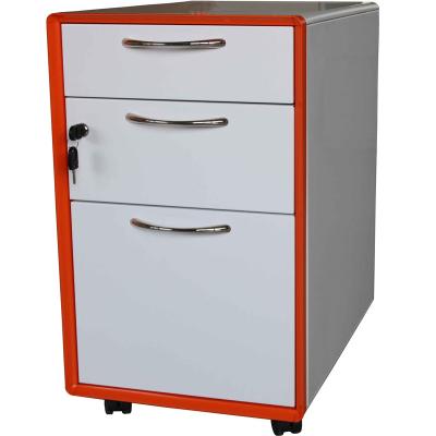 China Hot sale office furniture metal mobile pedestal filing cabinet with 3 drawers CUL approved for sale