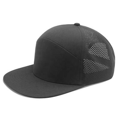 China breathable & Waterproof Custom Design Laser Holes Sports Golf Cap Hats Quick Dry Breathable Perforated Hats for sale