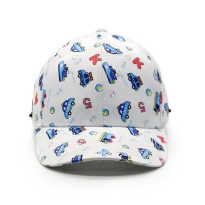 China breathable & 6 Panel Curved Brim Waterproof Wholesale Sublimation Printing Baseball Caps Kids Hats for sale