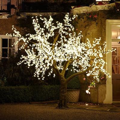 China 3m Tall Casual Artificial Plant Lit Cherry Blossom Arboles Sakura Flowers Trees For Table Centerpiece Garden Wedding Decoration for sale