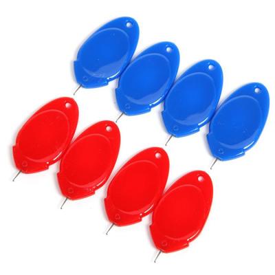 China DIY Accessories Colorful Hand Tool Easy Thumb Threader Sewing Plastic Sewing Needle for sale