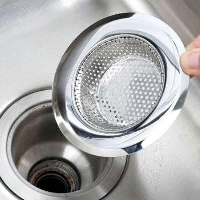 China Sustainable Wholesale Stainless Steel Prevent Clogging Thick Floor Drain Mesh Kitchen Sink Strainer for sale