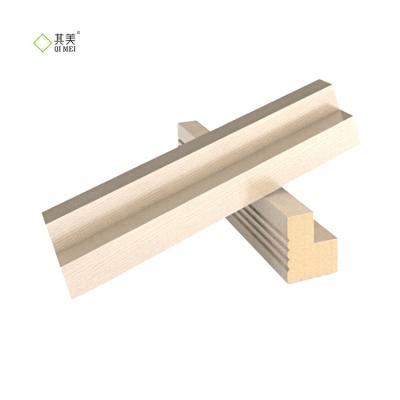 China New Design Classic Modern Wood Panel Solid Wood Wpc Wall Panel Decorative Line for sale