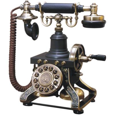 China Retro Retro Phone 1892 The Eiffel Tower Antique Phone Old Fashioned Attached Phone for sale