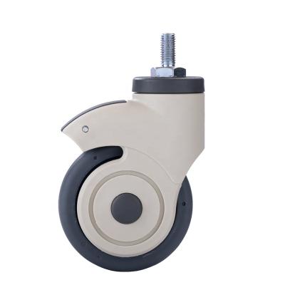 China N-125B-WG-M12X25 5 Inch 125mm Modern Swivel Caster For Sale Outdoor, Hospital, Hospital Furniture for sale