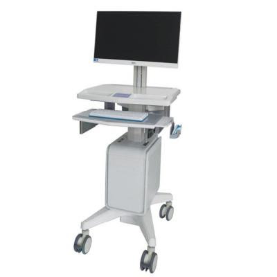 China Modern Wholesale Hospital Computer Monitor Cart With Medical Caster for sale