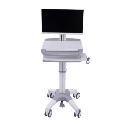 China Dental Hospital Hospital Medical Workstation Computer Trolley for sale