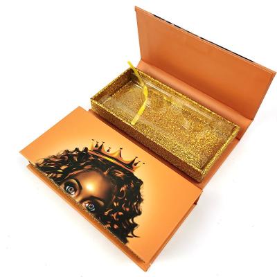 China Manufacturer False Eyelash Packaging Box Lashesbox Lashes Box Wholesale Recyclable Magnetic Eyelash Box for sale