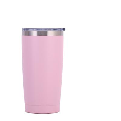 China Wholesale PORTABLE Coffee Mug Stainless Steel Vacuum Insulated Cup Tumbler 600ml for sale