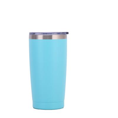 China Bulk Food Grade 600ml Double Wall Stainless Steel PORTABLE Tumbler Cups Coffee Cup for sale