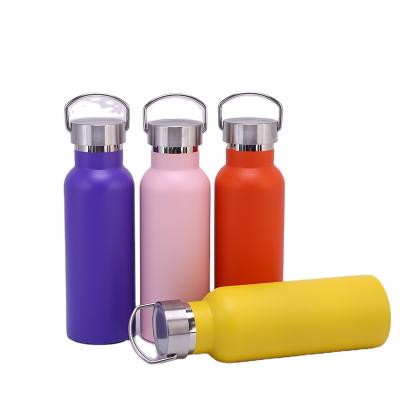 China Customized Logo 350ml 500ml 600ml 750ml Stainless Steel Water Bottle Vacuum Flask Large Capacity for sale