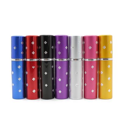 China 5ml 10ml Mini Atomizer Round Perfume Glass Bottle Cosmetic Empty Perfume Bottles for sale