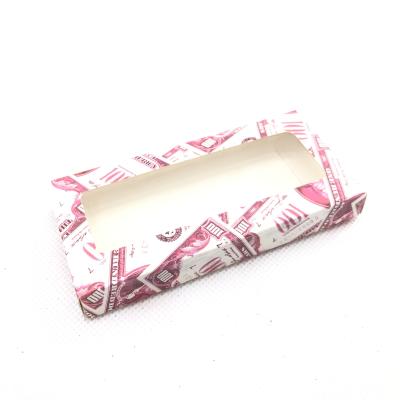 China Recyclable Custom Logo Box Eyelash Packaging Box Brown Paper Box Eyelash for sale