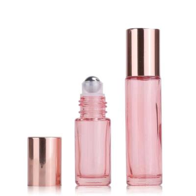 China 5ml 8ml 10ml Cosmetic Wholesale Empty Roll On Bottle Amber Clear Roll On Bottle for sale