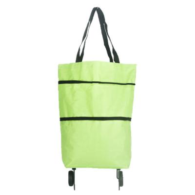 China Sustainable Tote Bag Supermarket Foldable Shopping Bag With Wheels Shoulder Bag Organization And Storage for sale