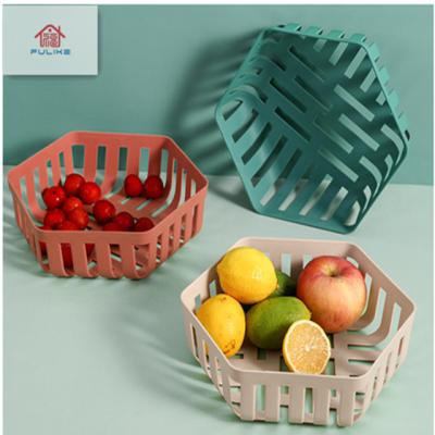 China Sustainable Plastic Kitchen Colander For Fruit And Vegetable Basket Bowl for sale