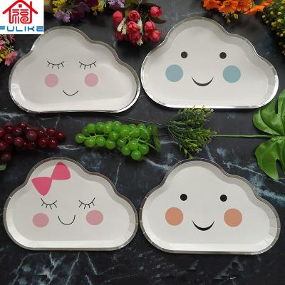 China Sustainable Disposable Paper Plate Party Display for sale