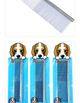 China Stainless Steel Ultra-fine Comb Dog Contract Flea Viable Hot Selling Healthy Clean Dog Hair for sale