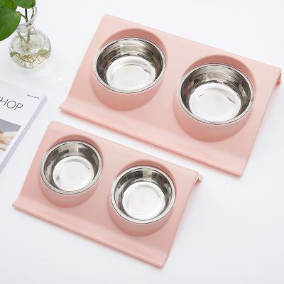 China Wholesale Sustainable Large Capacity Dog Bowl Stainless Steel Pet Bowls Food Feeder Bowls For Dog for sale