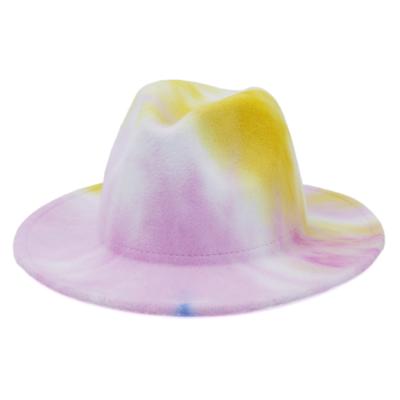 China Plush Sell Well Manufacturer New Type Top Felt Hats Fashion Wide Brimmed Fedora Hat for sale