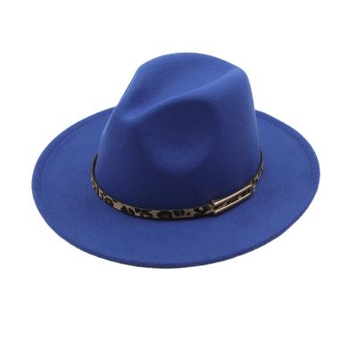 China Factory direct high quality wool felt plush wool felt hat factory direct wholesale unisex wide brim jazz panama hat for sale