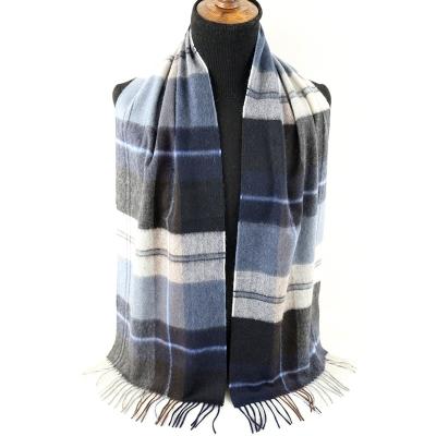 China Checked Sheer Cashmere Scarf Turkey Plaid Scarf For Winter Check Scarf for sale