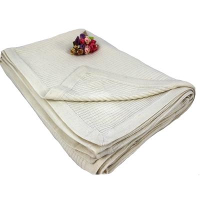 China Custom Baby Anti-pilling Blanket Super Soft Wool Turkish Blanket Knitted Blanket for sale