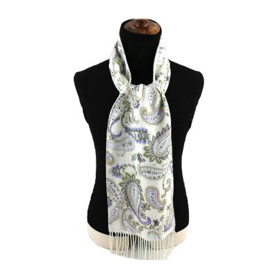 China Luxury Winter Scarves Mongolian Wool Print Scarf Wool Paisley Scarf for sale