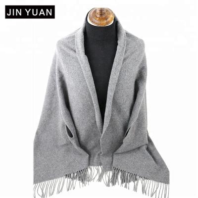 China Soild Winter Soild Wool Poncho Men for sale