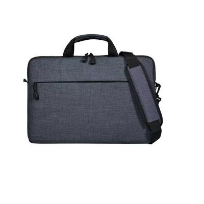 China Eco-friendly Black Protective Pockets Laptop Shoulder Bag Laptop Bag With Handle for sale