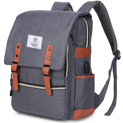 China Anti-theft Laptop Backpack With USB Port Fashion Backpack Filling Fits 15