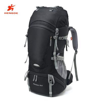 China Custom 50L Backpack Hiking Backpack With Rain Cover Camping Outdoor Hiking Backpack China for sale