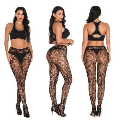 China Other Factory Customized Young Women's Ultra-thin Transparent Thick Thin Pantyhose Mesh Stockings Office Customs Transparent Stockings for sale