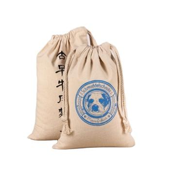 China New Makeup Cheap High Quality Eco-friendly Reusable Fabric Canvas Dust Bags Small Drawstring Bag Packaging for sale