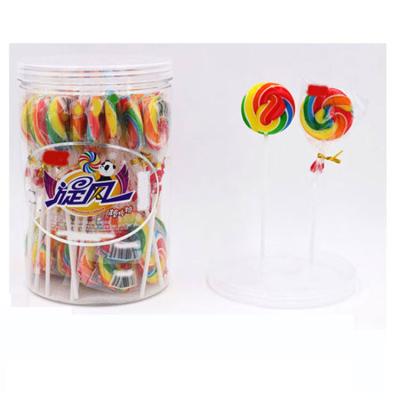 China HARD CANDY Lollipops RAINBOW SWIRLS Lollipops 16G Natural for sale