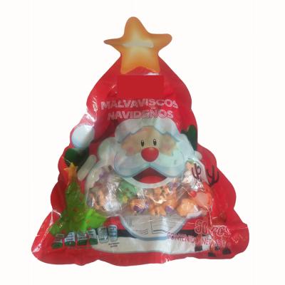 China Natural Christmas Mallow Figers Hand Decorated 500g Package Candy For Sale for sale